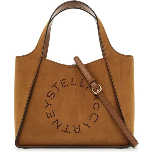 Perforated Logo Tote Bag , female, Sizes: ONE SIZE - Stella Mccartney - Modalova