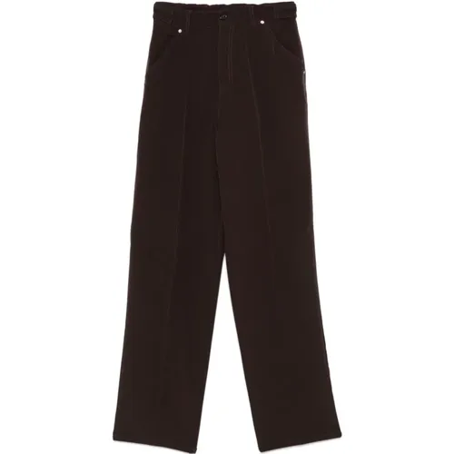 Braune Hose für Frauen , Damen, Größe: M - pinko - Modalova