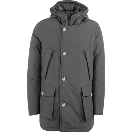 Arctic Parka Graue Herrenjacke,Arctic Parka für Herren - Woolrich - Modalova