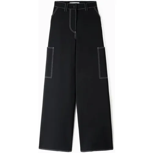 Iconic Loose Pants , Damen, Größe: XL - Sunnei - Modalova