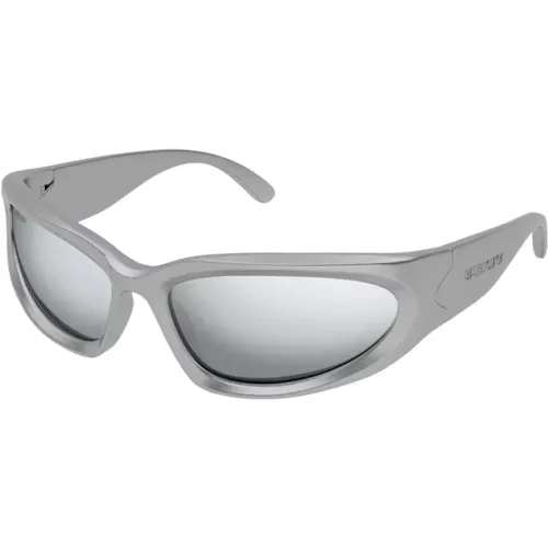 Bio Inniettato Rilsan Sunglasses , unisex, Sizes: 65 MM - Balenciaga - Modalova