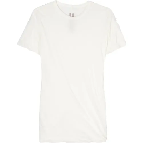 Casual Kurzarm Baumwoll T-Shirt - Rick Owens - Modalova