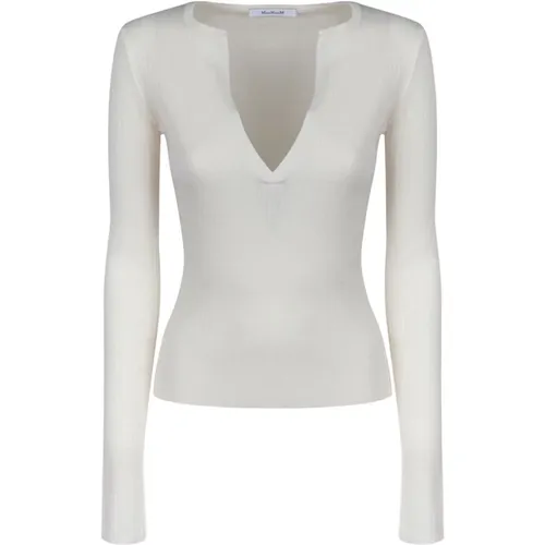 Cashmere Silk Sweater , female, Sizes: M - Max Mara - Modalova