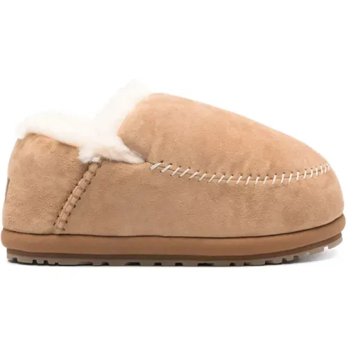 Slip-On Sandalen mit Kunstfell-Futter , Herren, Größe: 45 EU - Ugg - Modalova