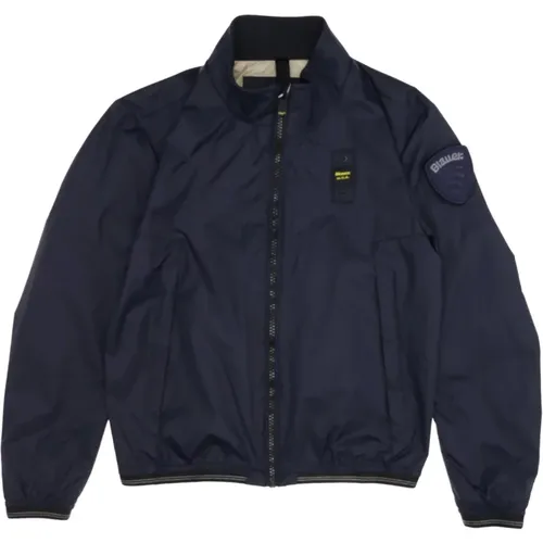 Junior Winddichte Jacke mit Kontrastfutter - Blauer - Modalova