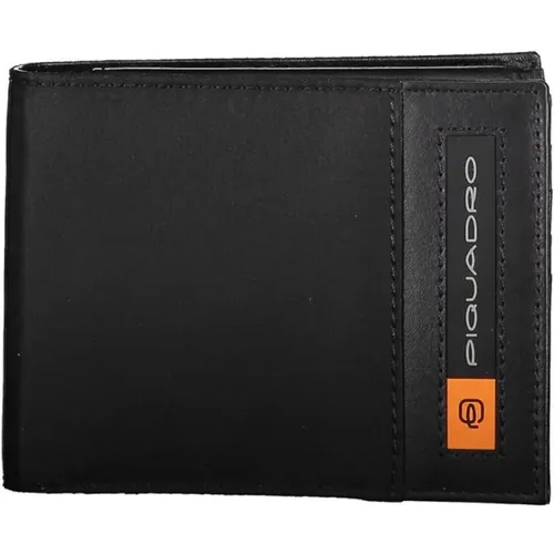 Eco-Chic Wallet with Contrast Details , male, Sizes: ONE SIZE - Piquadro - Modalova