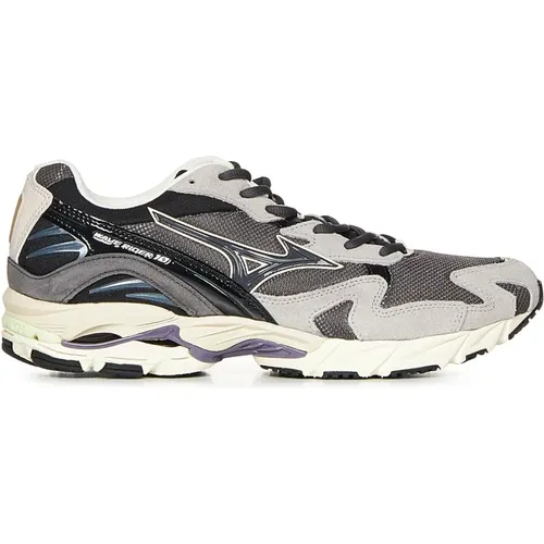 Graue Sneakers Unisex Komfort Stil , Herren, Größe: 45 EU - Mizuno - Modalova