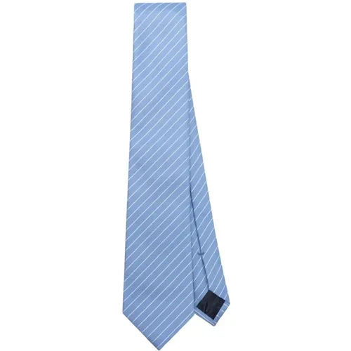 Light Woven Jacquard Tie , male, Sizes: ONE SIZE - Emporio Armani - Modalova