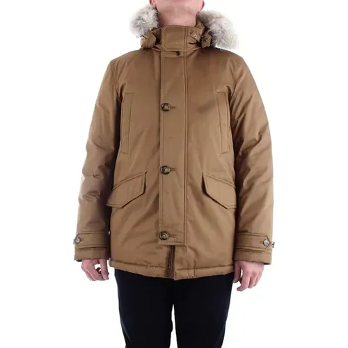 Arctic Military Parka Kangaroo , male, Sizes: XL - Woolrich - Modalova