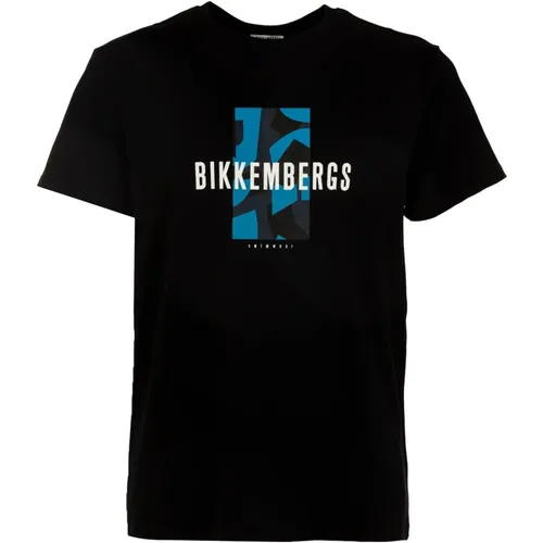 Stilvolle Herren T-Shirt Kollektion , Herren, Größe: XL - Bikkembergs - Modalova