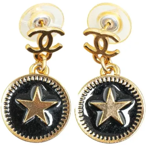 Pre-owned Plastic earrings , female, Sizes: ONE SIZE - Chanel Vintage - Modalova