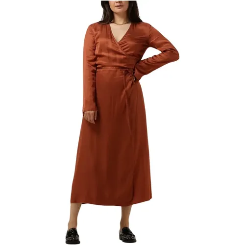 Floremd Wrap Kleid in Rot , Damen, Größe: XS - Modström - Modalova