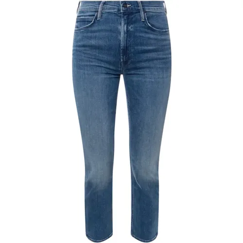 Stretch Cotton Straight Leg Jeans , female, Sizes: W27 - Mother - Modalova