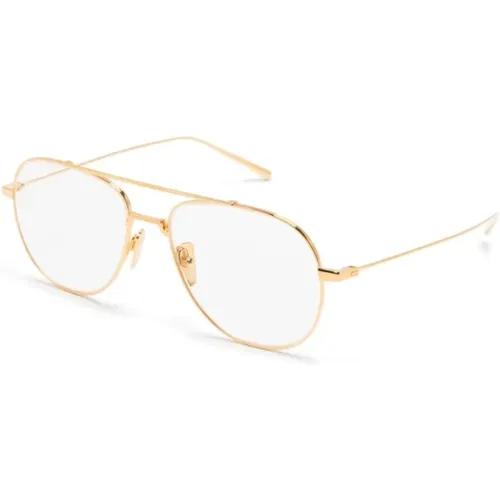 Goldene Optische Brille für den täglichen Gebrauch , unisex, Größe: 58 MM - Dita - Modalova