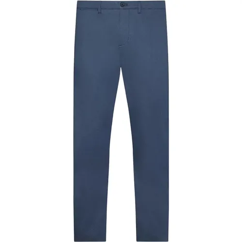 Chino Slim Men`s Navy , male, Sizes: W32 L32 - Tommy Hilfiger - Modalova