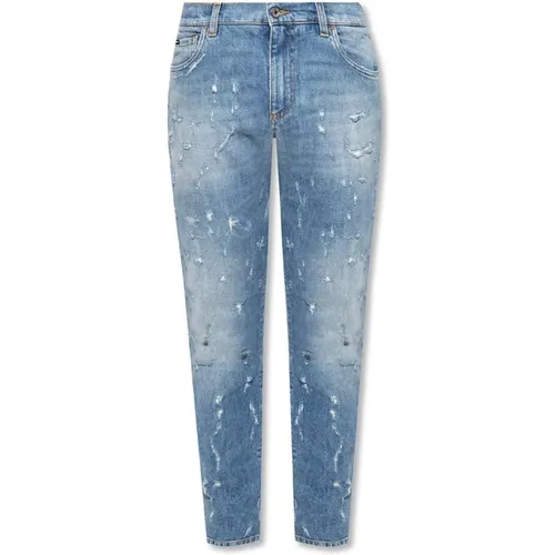 Mens Clothing Jeans Aw23 , male, Sizes: M - Dolce & Gabbana - Modalova