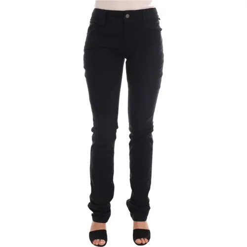 Schwarze Regular Fit Denim Jeans , Damen, Größe: W27 - John Galliano - Modalova