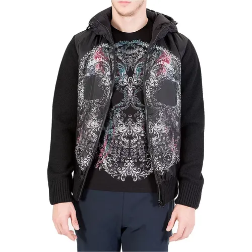 Skull Print Hooded Jacket , male, Sizes: XL, 2XL - Creative Recreation - Modalova