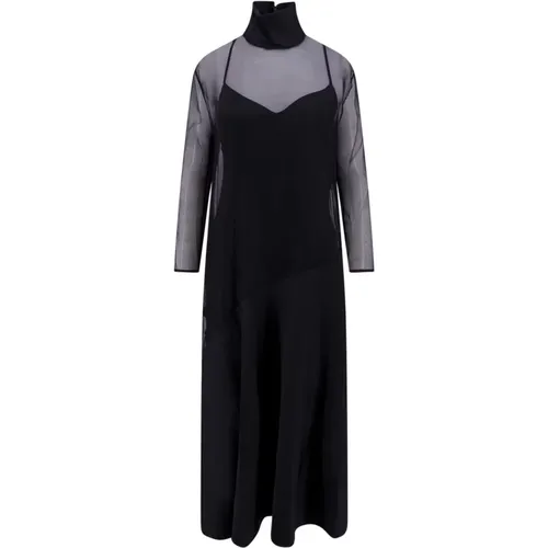 Silk Long Sleeve Dress , female, Sizes: 2XS - Khaite - Modalova