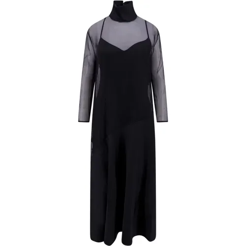 Silk Long Sleeve Dress , female, Sizes: 2XS, XS - Khaite - Modalova
