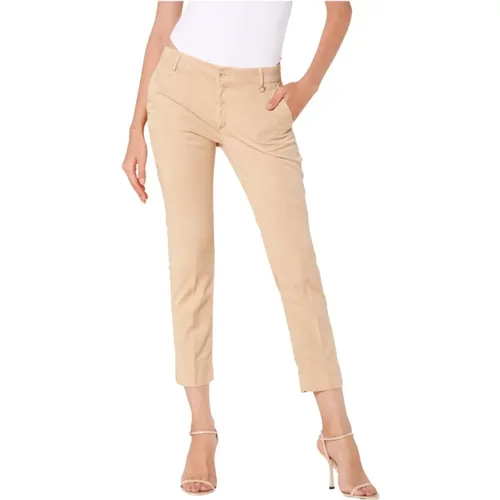 Curvy Chino Hose aus Stretch-Tencel , Damen, Größe: XS - Mason's - Modalova