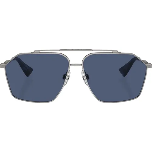 Pilotenstil Sonnenbrille Blaue Gläser - Dolce & Gabbana - Modalova