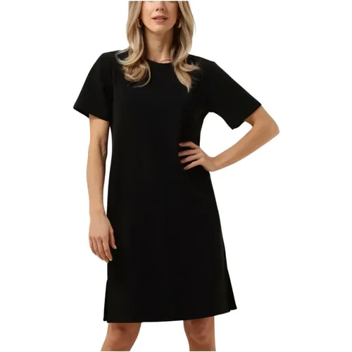 Schwarzes Midi-Kleid Ellemw , Damen, Größe: M - My Essential Wardrobe - Modalova