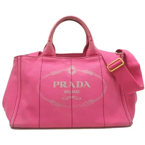 Pre-owned Canvas prada-bags , female, Sizes: ONE SIZE - Prada Vintage - Modalova