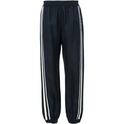 Blaue Hose mit Elastischem Bund - Moncler - Modalova