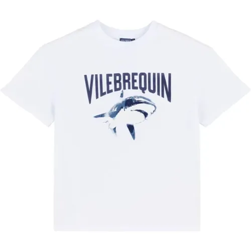 Requins T-Shirt aus Bio-Baumwolle mit Puffer-Print für Jungen - Vilebrequin - Modalova