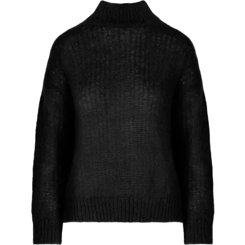 Mohair Blend Knit Turtleneck , female, Sizes: L, M, XS, S - BomBoogie - Modalova