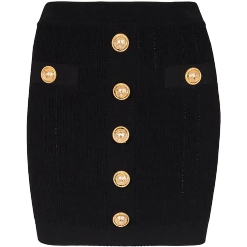 Mini Skirt , female, Sizes: S, XS - Balmain - Modalova