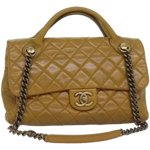 Pre-owned Leather chanel-bags , female, Sizes: ONE SIZE - Chanel Vintage - Modalova