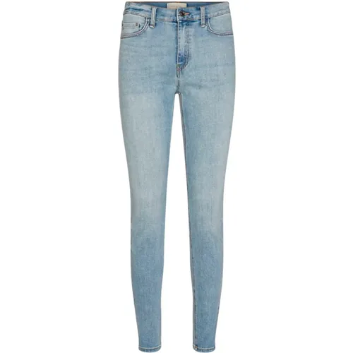 Röhrenjeans , Damen, Größe: W32 L32 - FREEQUENT - Modalova