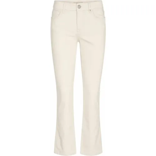 Stylish Slim-Fit Trousers , female, Sizes: W26, W28, W31, W27 - MOS MOSH - Modalova