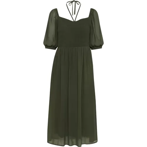 Forest Night Midi Dress , female, Sizes: M, XS, XL, 2XL, L, S - Kaffe - Modalova