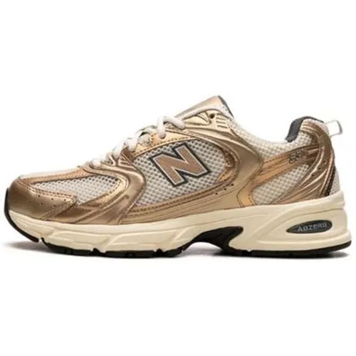 Turtledove Gold Metallic Sneakers , Damen, Größe: 38 1/2 EU - New Balance - Modalova