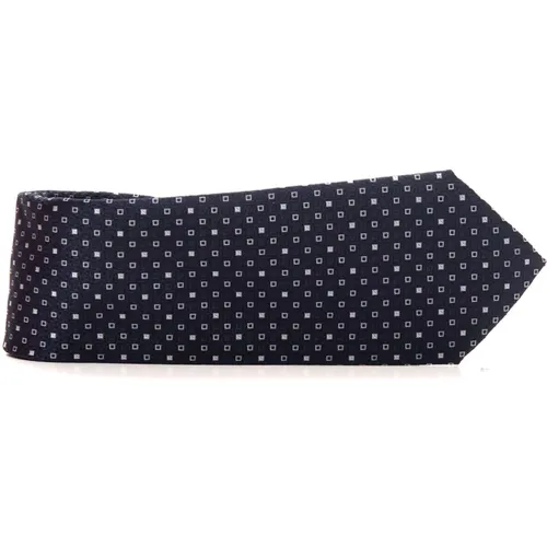 Plain Silk Tie , male, Sizes: ONE SIZE - Canali - Modalova