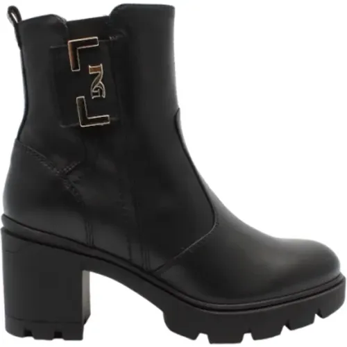 Heeled Boots , female, Sizes: 4 UK - Nerogiardini - Modalova