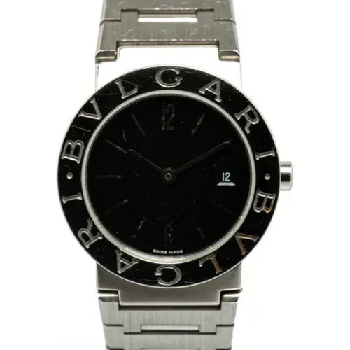 Pre-owned Stainless Steel watches , female, Sizes: ONE SIZE - Bvlgari Vintage - Modalova