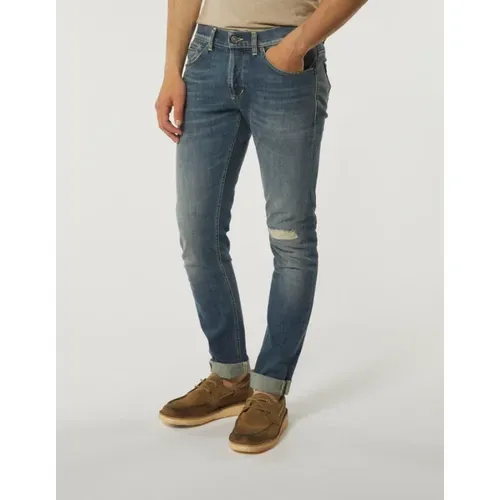 Slim Fit Jeans , male, Sizes: W30, W33, W31, W34 - Dondup - Modalova