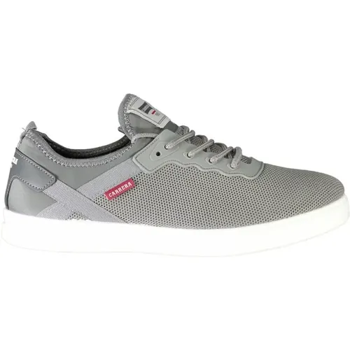 Grey Polyester Sneaker with Laces , male, Sizes: 10 UK, 11 UK, 6 UK, 9 UK, 7 UK, 8 UK - Carrera - Modalova