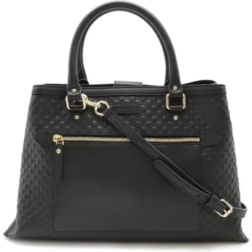 Pre-owned Leather totes , female, Sizes: ONE SIZE - Gucci Vintage - Modalova