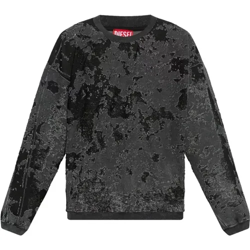 Schwarzer Sweatshirt Aw24 Herrenmode - Diesel - Modalova