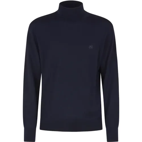 Stilvolle T-Neck Pullover , Herren, Größe: L - ETRO - Modalova