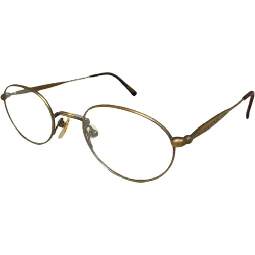 Antik Gold Metall Pistole Brille , unisex, Größe: 48 MM - Matsuda - Modalova