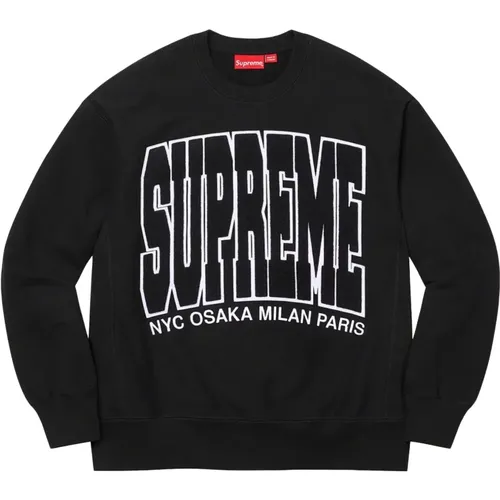 Limited Edition Cities Arc Crewneck , male, Sizes: XL, L, M - Supreme - Modalova