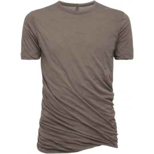 Dust Double Tee - Short Sleeve Double-Layered T-Shirt , male, Sizes: S - Rick Owens - Modalova