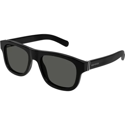 Grey Sunglasses , male, Sizes: 54 MM - Gucci - Modalova