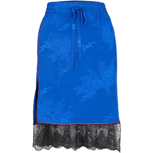 Silk Jacquard Midi Skirt , female, Sizes: S - Zadig & Voltaire - Modalova